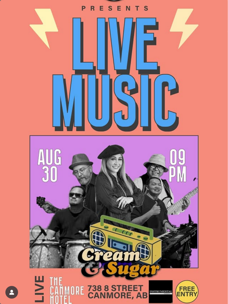 Live Music with Cream & Sugar - May 6th @ Canmore Hotel
