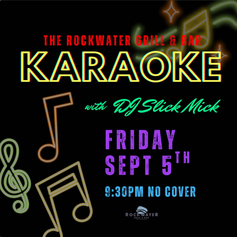 Karaoke at the Rockwater! - May 25th @ Rockwater Grill & Bar