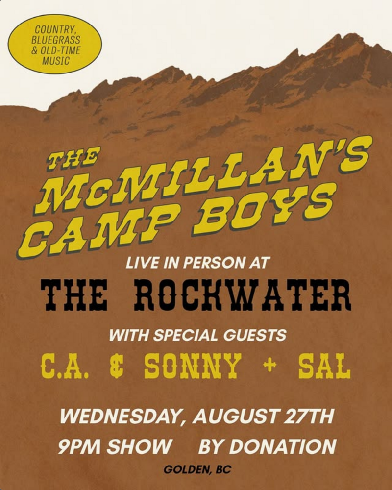 The McMillan's Camp Boys - Jun 11th @ Rockwater Grill & Bar