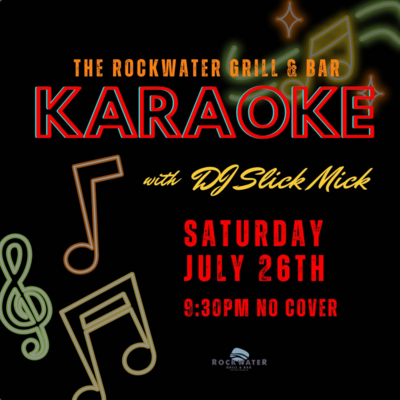 Karaoke at the Rockwater! - Jun 13th @ Rockwater Grill & Bar