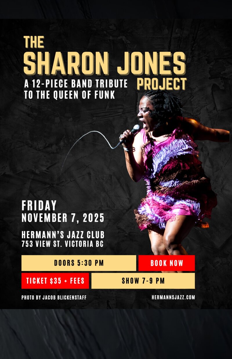 The Sharon Jones Project - May 7th @ Hermann's Jazz Club