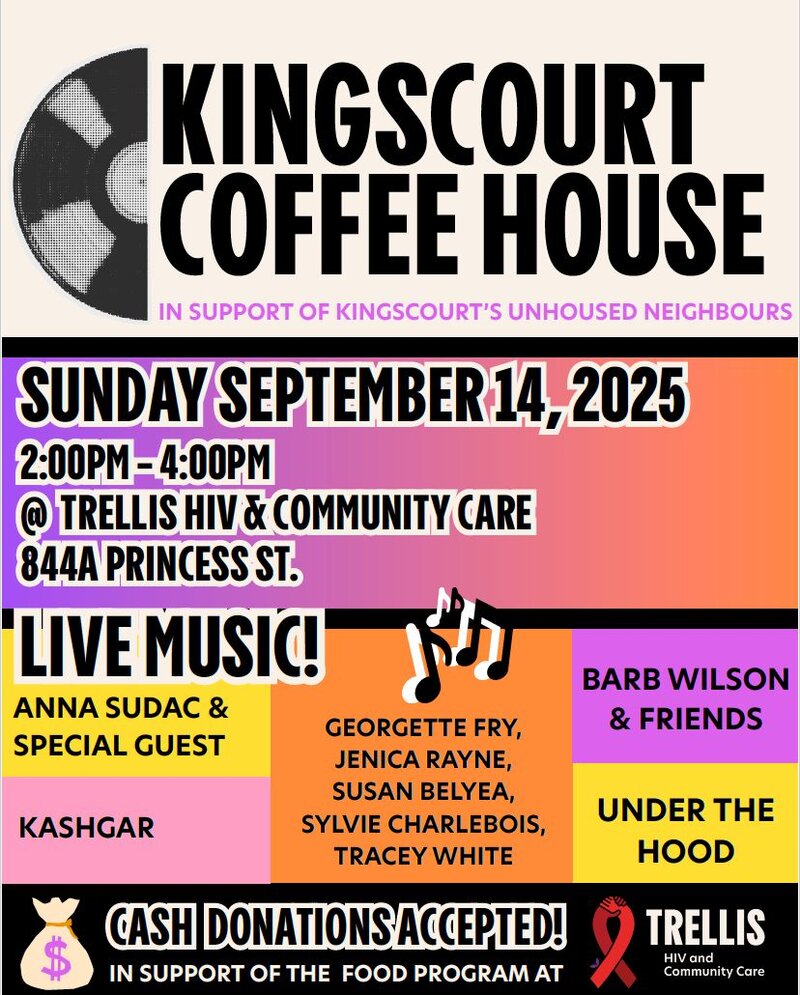 Kingscourt Coffee House: Supporting Unhoused Neighbours @ Trellis HIV and Community Care - Sep 14, 2025