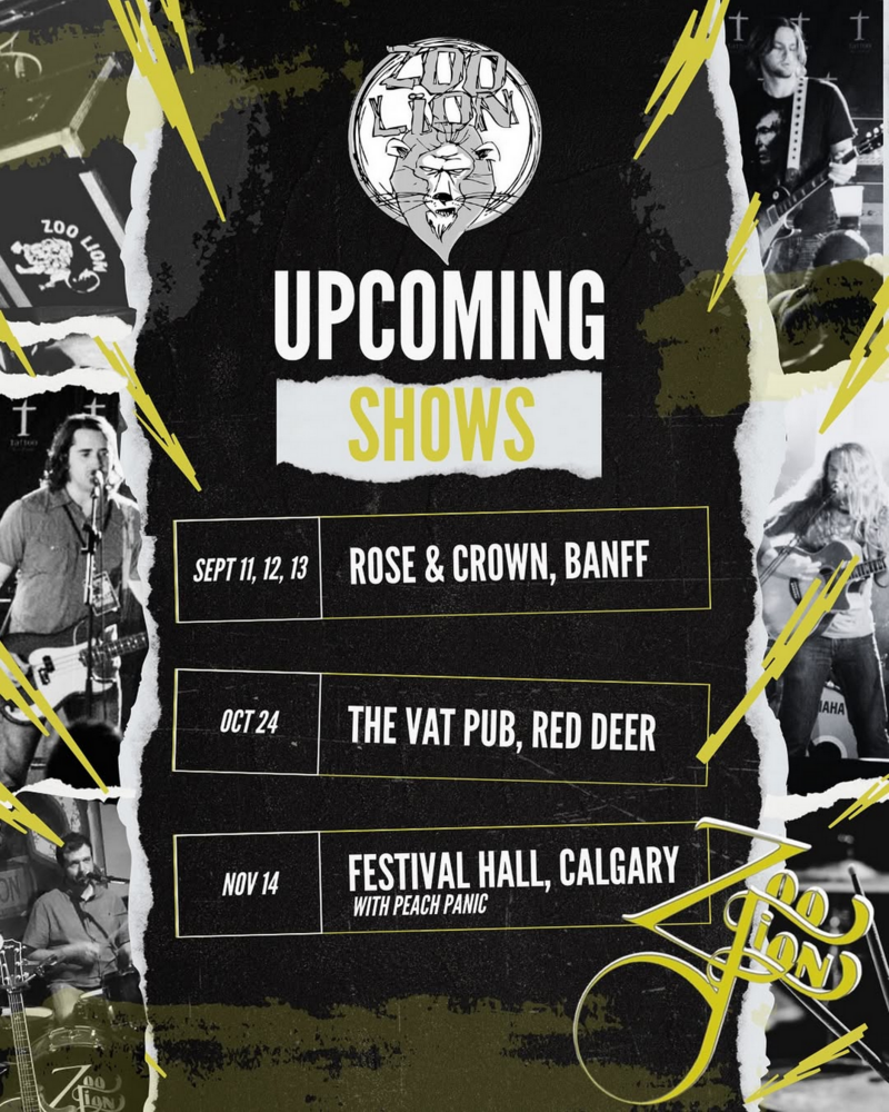 Zoo Lion LIVE at The Rose! - Jun 12th @ The Rose and Crown (Banff)