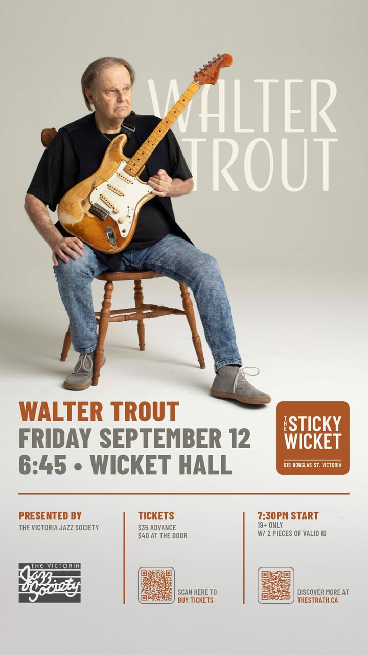 Walter Trout - May 6th @ Studio 919