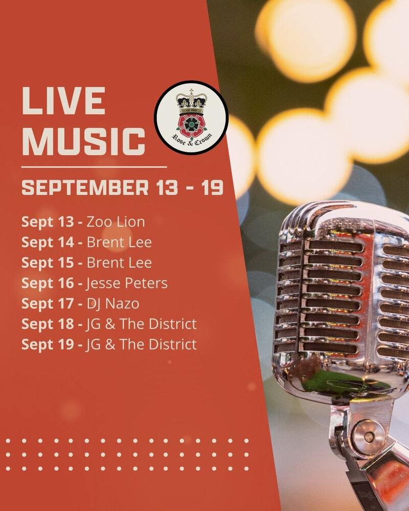 Brent Lee @ The Rose and Crown (Banff) Sep 15 2025 - May 6th @ The Rose and Crown (Banff)