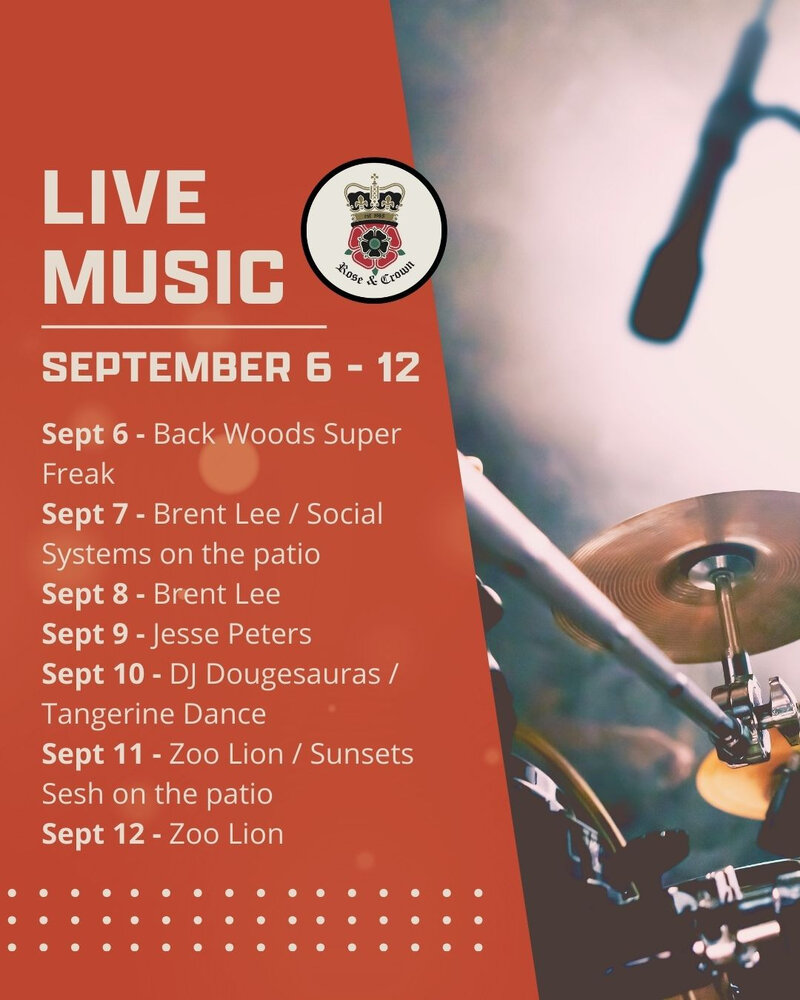 Brent Lee @ The Rose and Crown (Banff) Sep 7 2025 - Jun 14th @ The Rose and Crown (Banff)