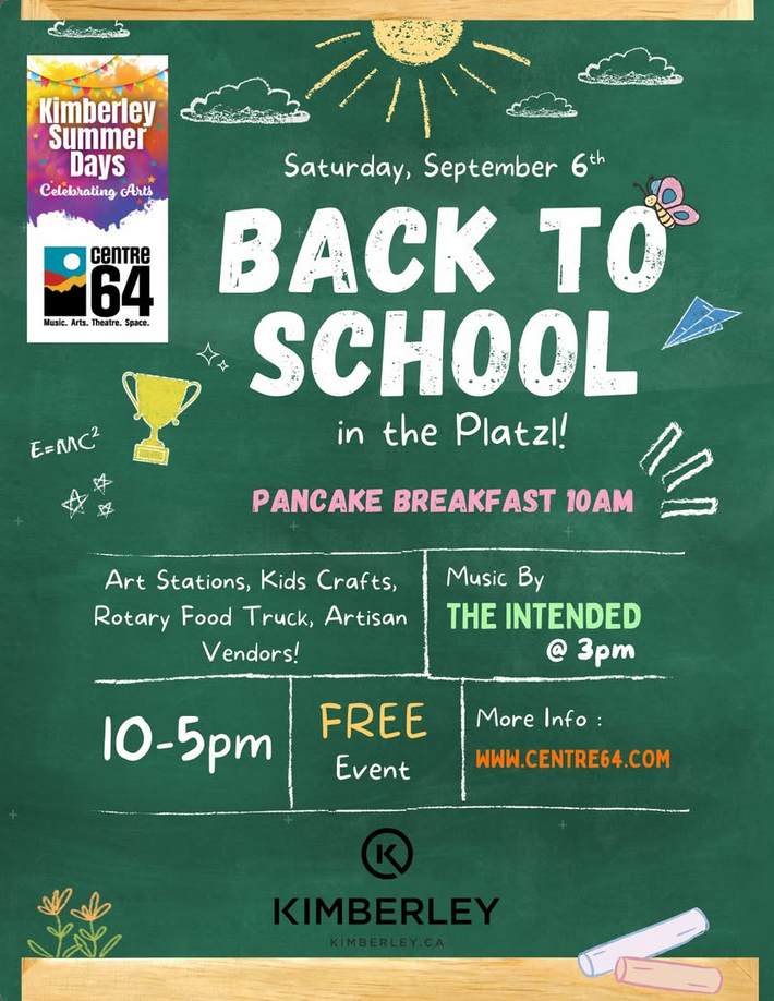 Kimberley Summer Days: Back to School - May 1st @ The Platzl