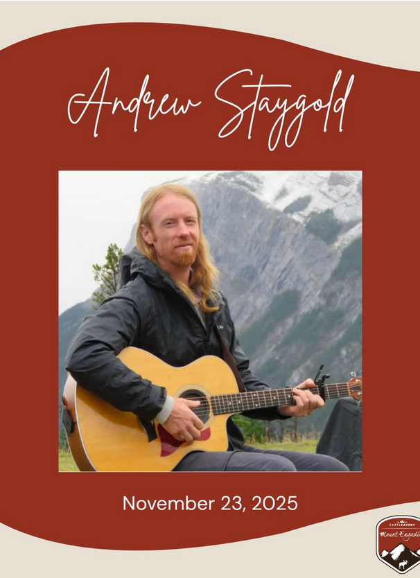 Mountain Melodies: Andrew Staygold - May 1st @ Mount Engadine Lodge