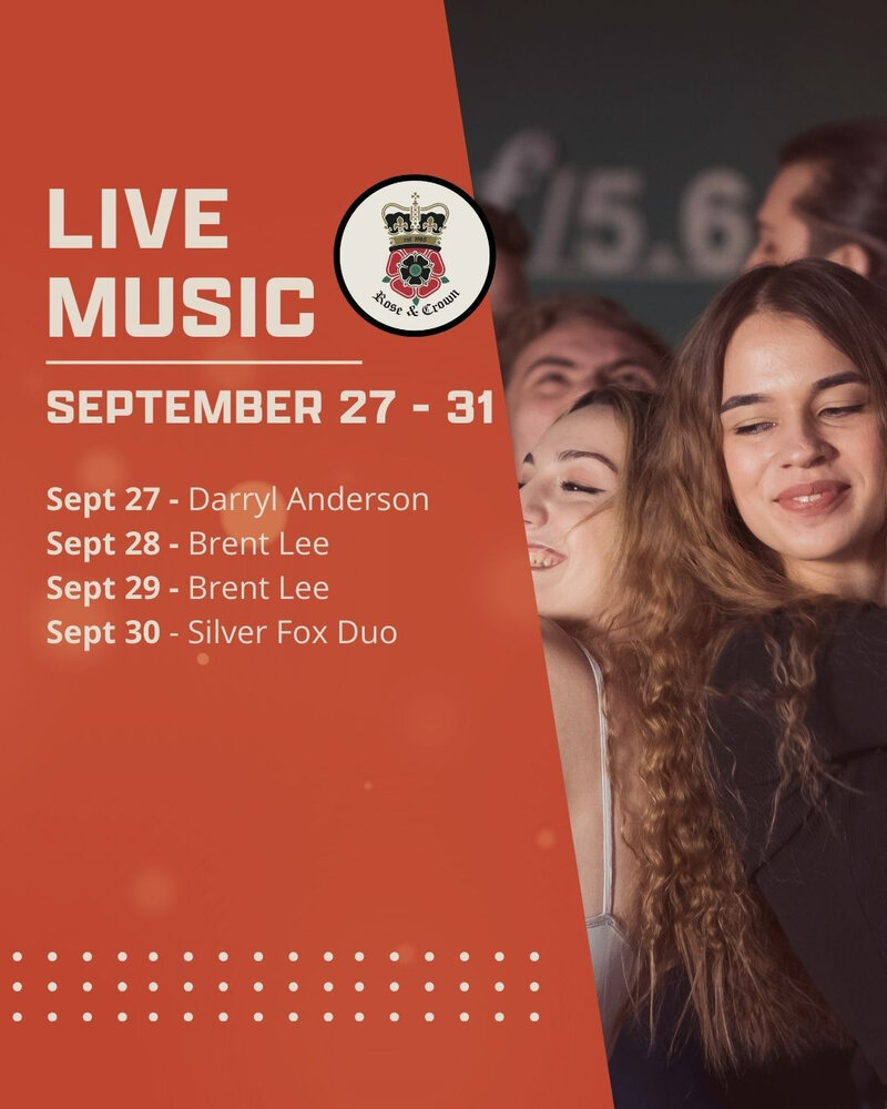 Brent Lee @ The Rose and Crown (Banff) Sep 29 2025 - May 23rd @ The Rose and Crown (Banff)