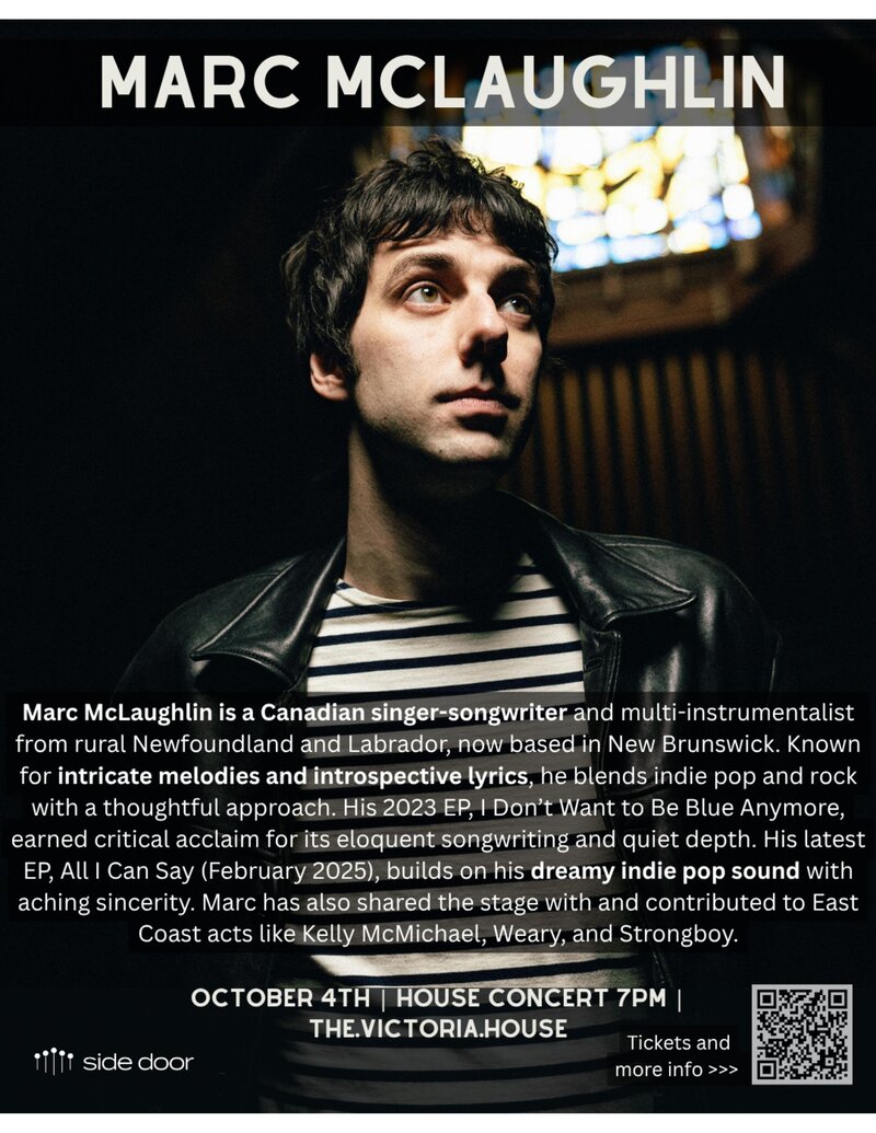 Marc Mclaughlin - May 1st @ The.Victoria.House