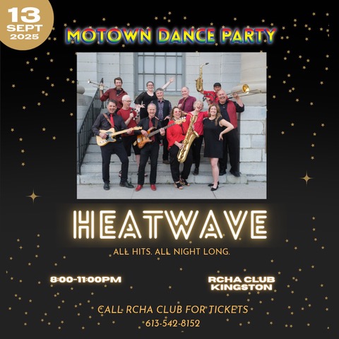 Heatwave - Jun 20th @ The Club at the R.C.H.A.
