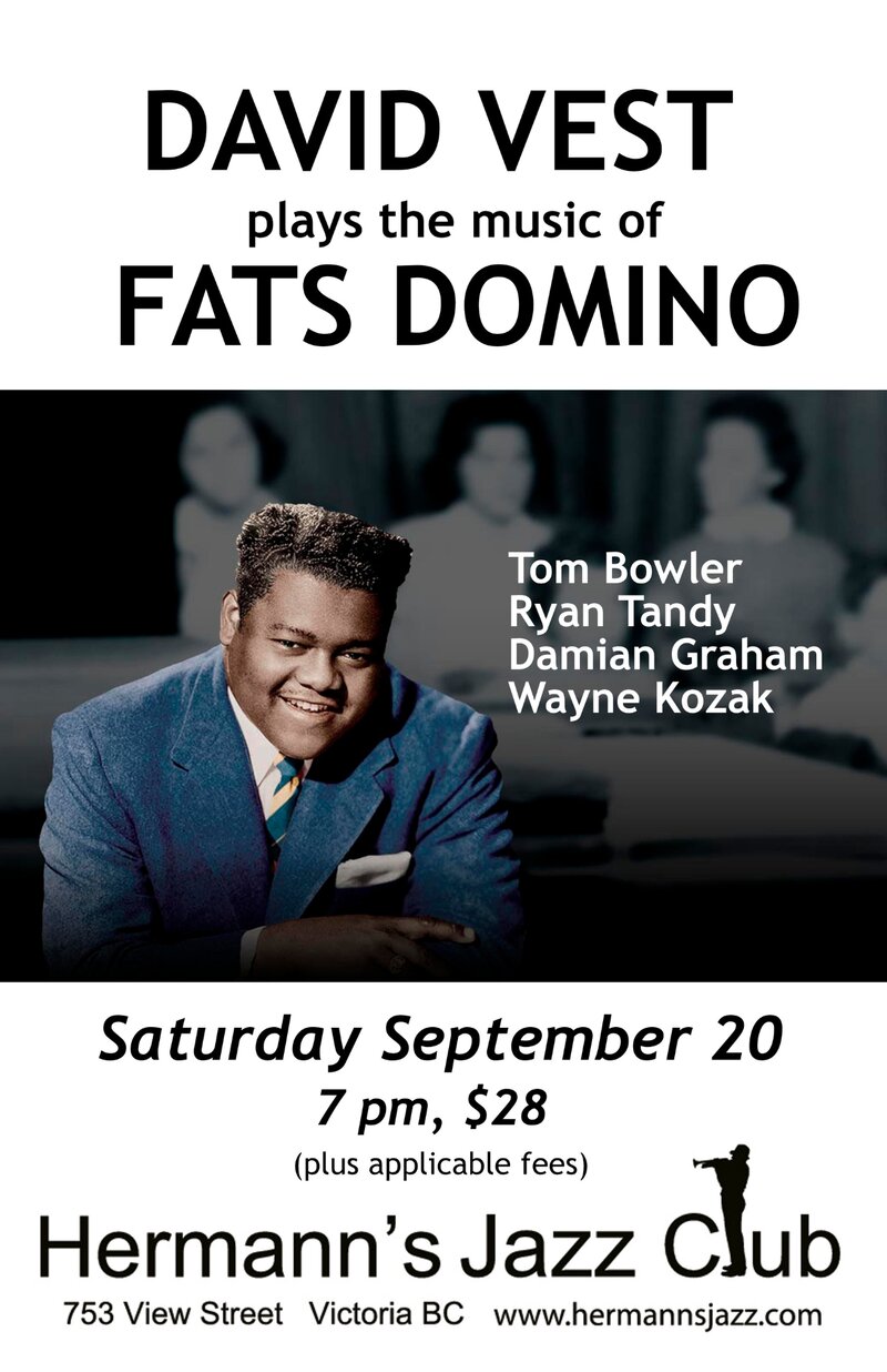 David Vest Plays Fats Domino - May 7th @ Hermann's Jazz Club