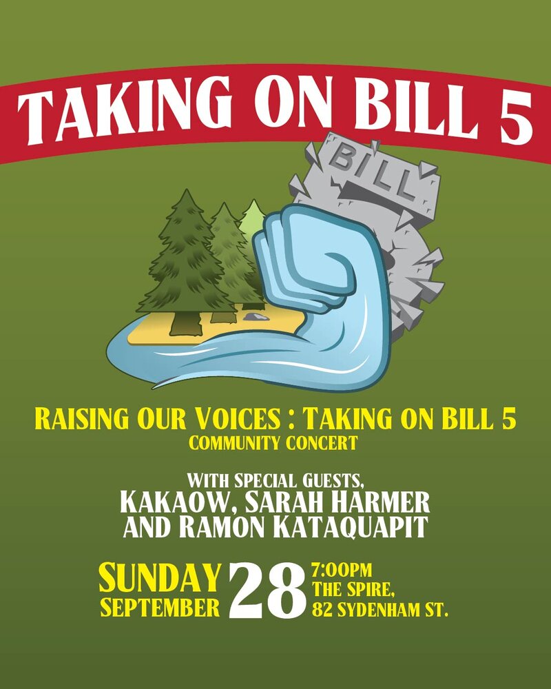 Raising Our Voices: Taking on Ontario Bill 5 – A Concert @ The Spire - Sep 28, 2025
