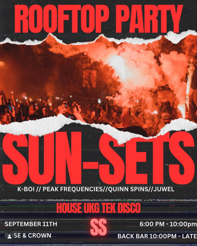 Sunsets Sesh Patio Party - Jun 12th @ The Rose and Crown (Banff)