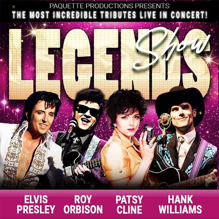 Paquette Productions Presents Legends Show - May 6th @ McPherson Playhouse