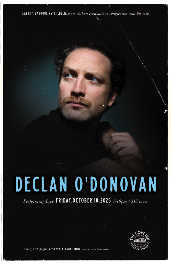 Declan O&rsquo;Donovan @ The Cove Inn Oct 10 2025 - May 28th @ The Cove Inn
