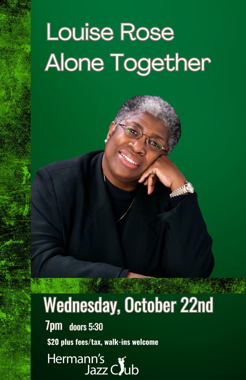 Louise Rose | Alone Together - May 7th @ Hermann's Jazz Club