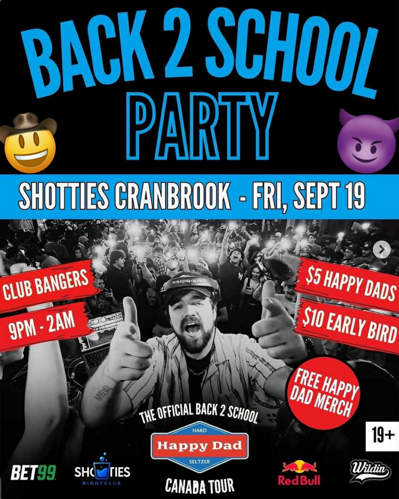 🎉 BACK 2 SCHOOL PARTY 🎉 - May 6th @ Shotties Nightclub