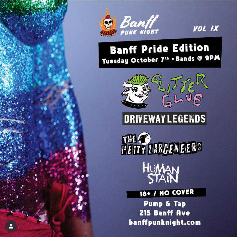 Banff Punk Night: Vol. 9 - Pride Edition - May 16th @ Pump and Tap