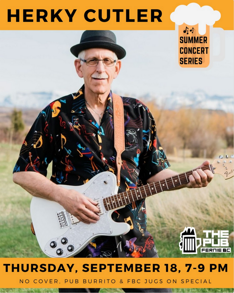 Summer Concert Series Finale with Herky Cutler - May 6th @ The Pub