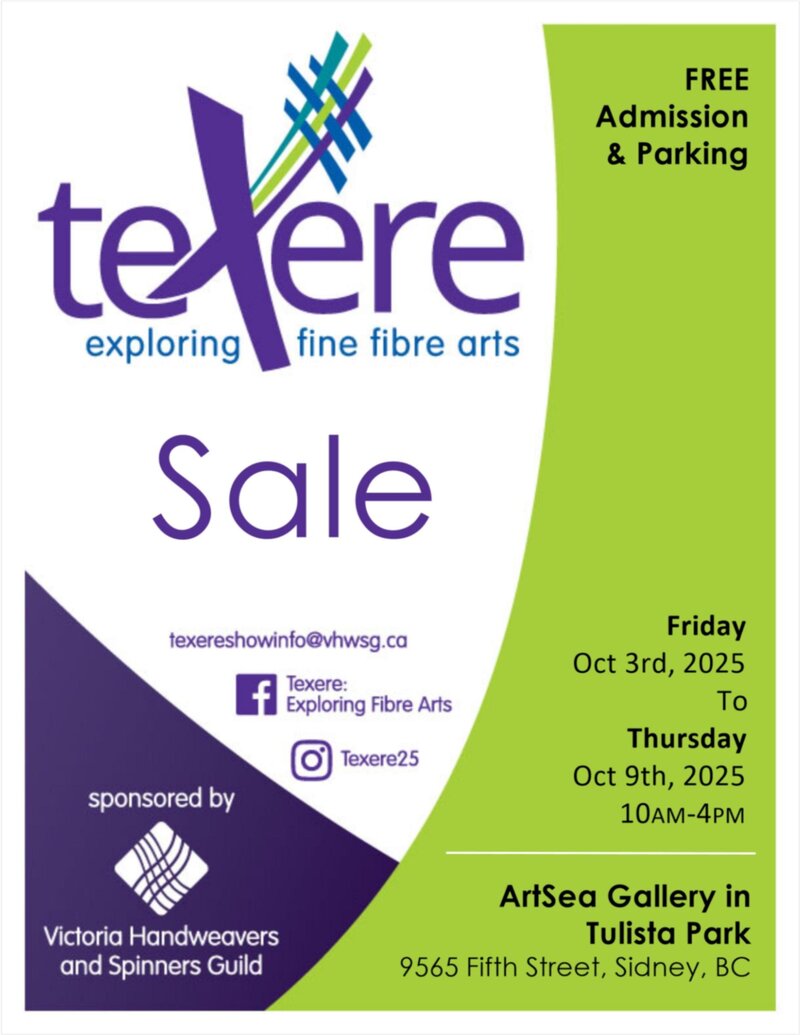 Texere: exploring fine fibre arts - May 5th @ ArtSea Gallery