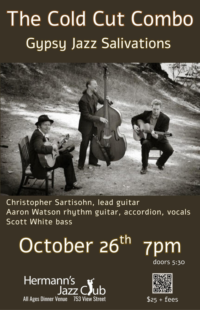 The Cold Cut Combo | Gypsy Jazz Salivations - May 7th @ Hermann's Jazz Club
