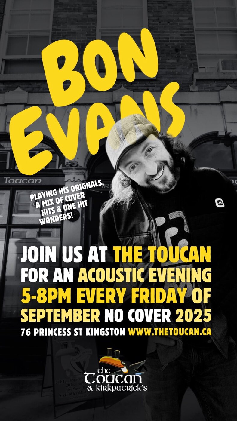 Bon Evans @ The Toucan Sep 19 2025 - May 1st @ The Toucan
