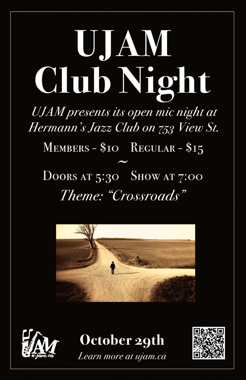 UJAM Club Night | Crossroads - May 8th @ Hermann's Jazz Club