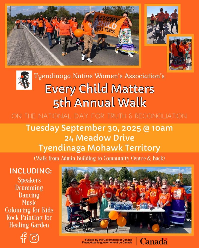 5th Annual Every Child Matters Walk - Jun 13th @ The Mohawks of the Bay of Quinte Administration Building