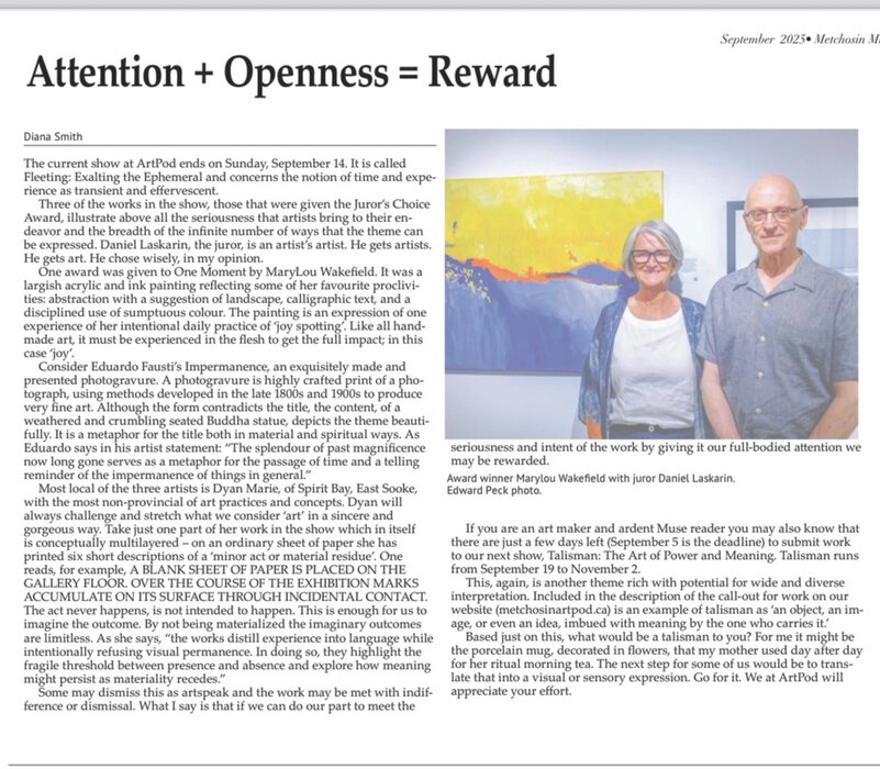 Attention and openness = Reward