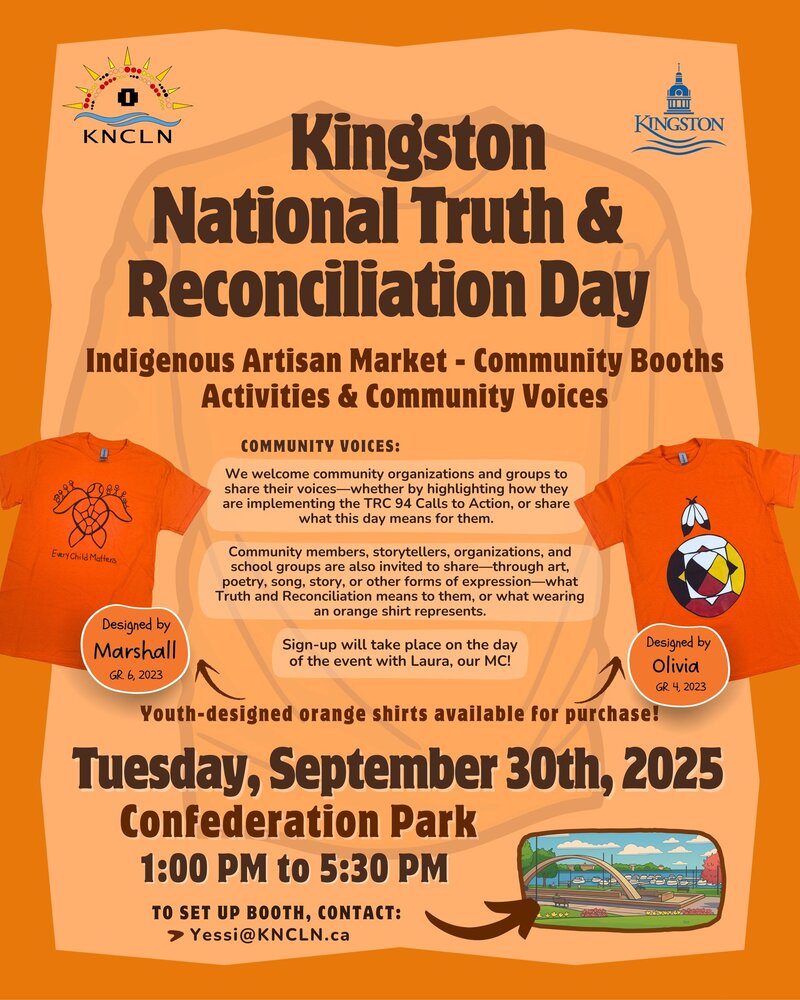 Kingston National Truth & Reconciliation Day - May 6th @ Confederation Park