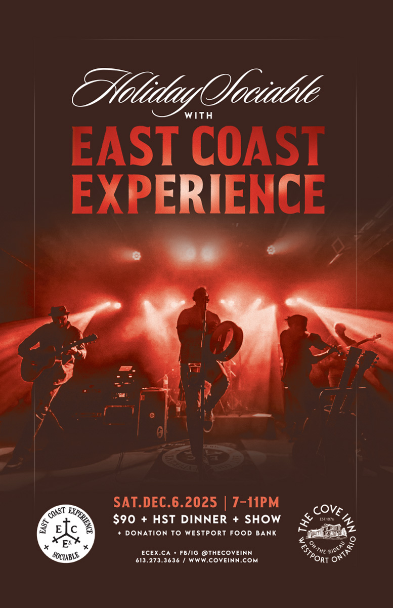 Holiday Sociable with East Coast Experience - May 19th @ The Cove Inn
