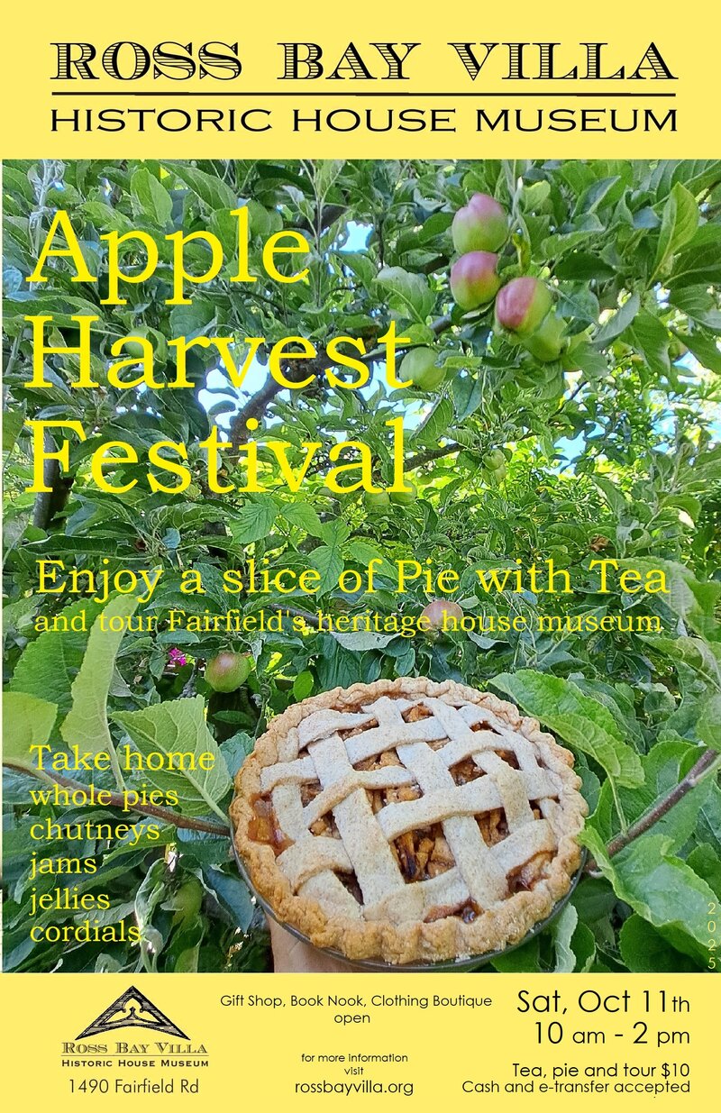 Apple Harvest Festival @ Ross Bay Villa Historic House Museum - Oct 11, 2025