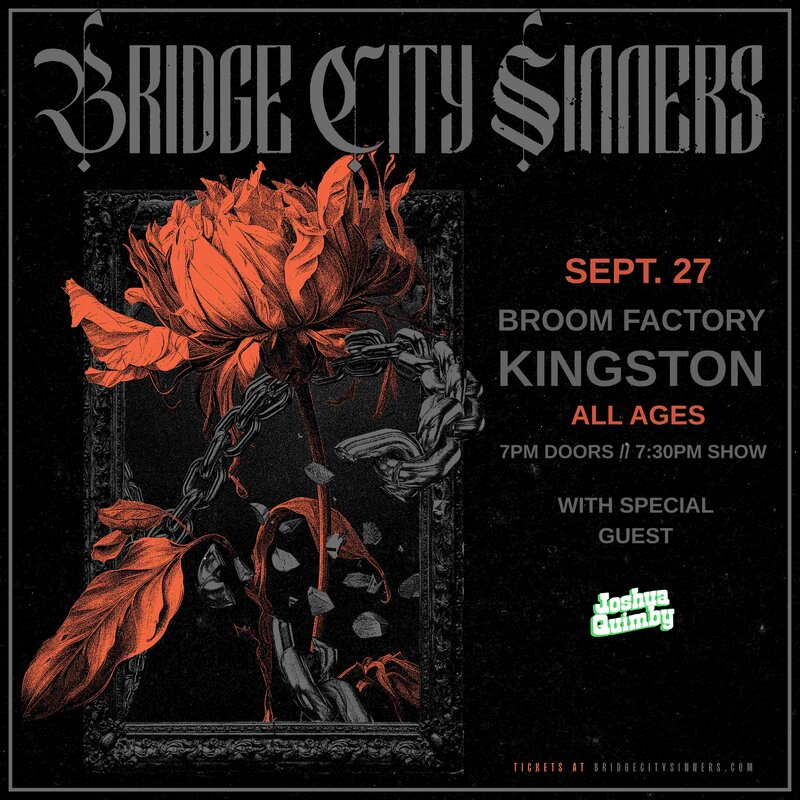 Bridge City Sinners, Dead on a Sunday, Joshua Quimby @ Broom Factory Sep 27 2025 - May 6th @ Broom Factory