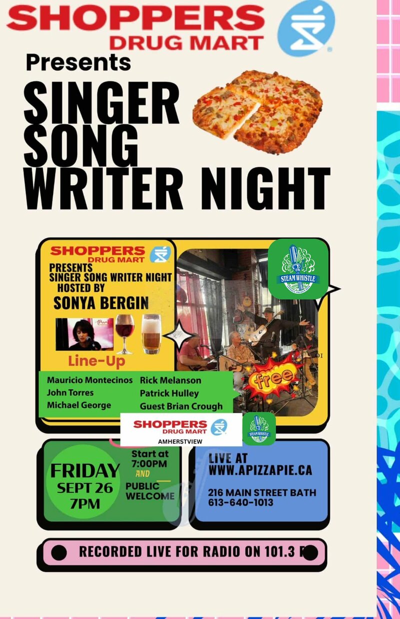 Singer Song Writer Night - May 6th @ A Pizza Pie & Cheesehouse