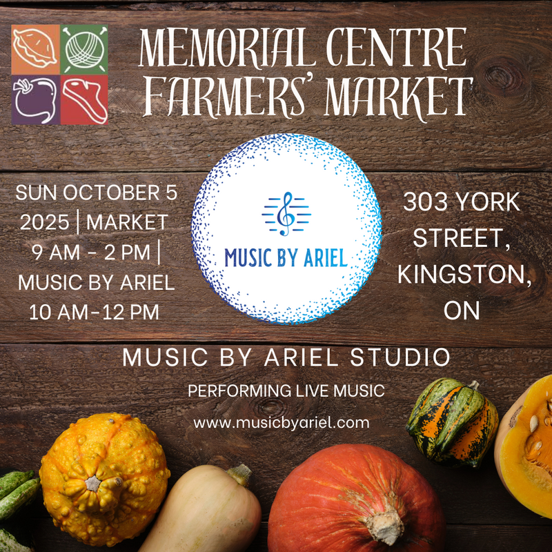 Memorial Centre Farmers' Market: Music By Ariel, Raina Punia @ Memorial Centre - Oct 05, 2025