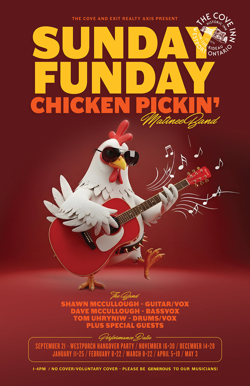 Sunday Funday: Chicken Pickin' @ The Cove Inn Jan 11 2026 - May 6th @ The Cove Inn