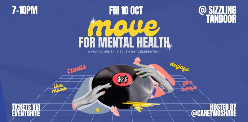 MOVE for Mental Health: A World Mental Health Day Celebration @ Sizzling Tandoor Downtown - Oct 10, 2025