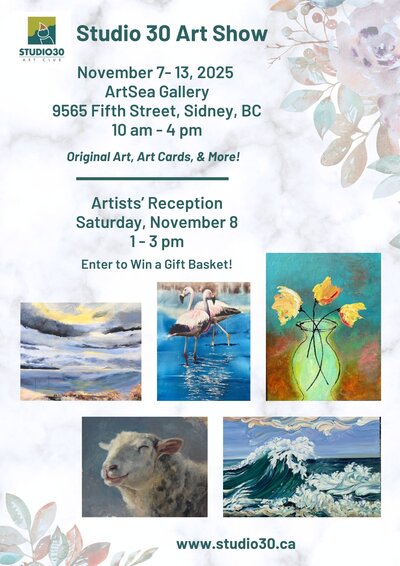 Studio 30 Art Show - May 5th @ ArtSea Gallery
