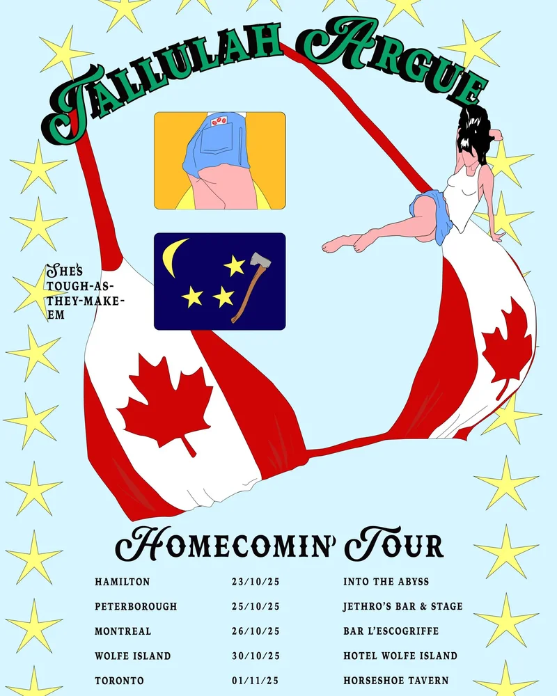 Tallulah Argue @ Hotel Wolfe Island Oct 30 2025 - May 5th @ Hotel Wolfe Island