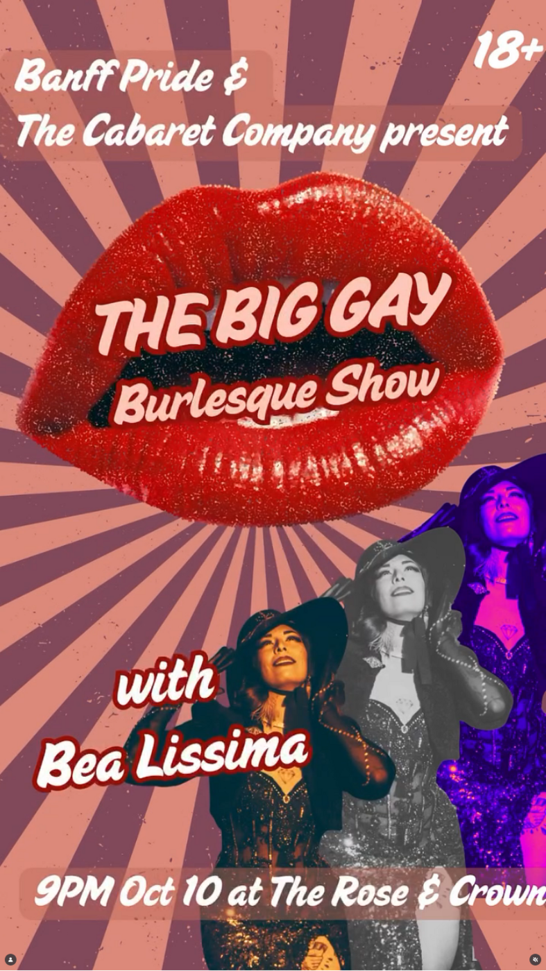 The Big Gay Berlesque Show - Jun 12th @ The Rose and Crown (Banff)