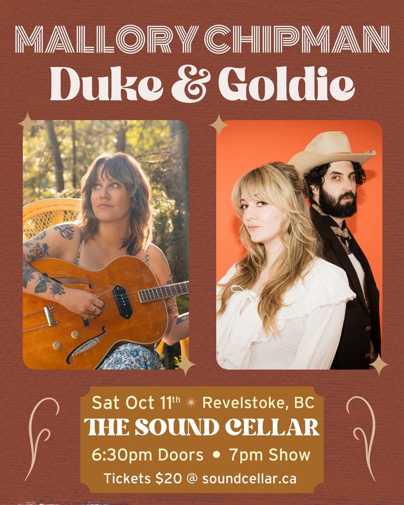 Mallory Chipman and Duke & Goldie LIVE at the Sound Cellar @ The Sound Cellar - Oct 11, 2025
