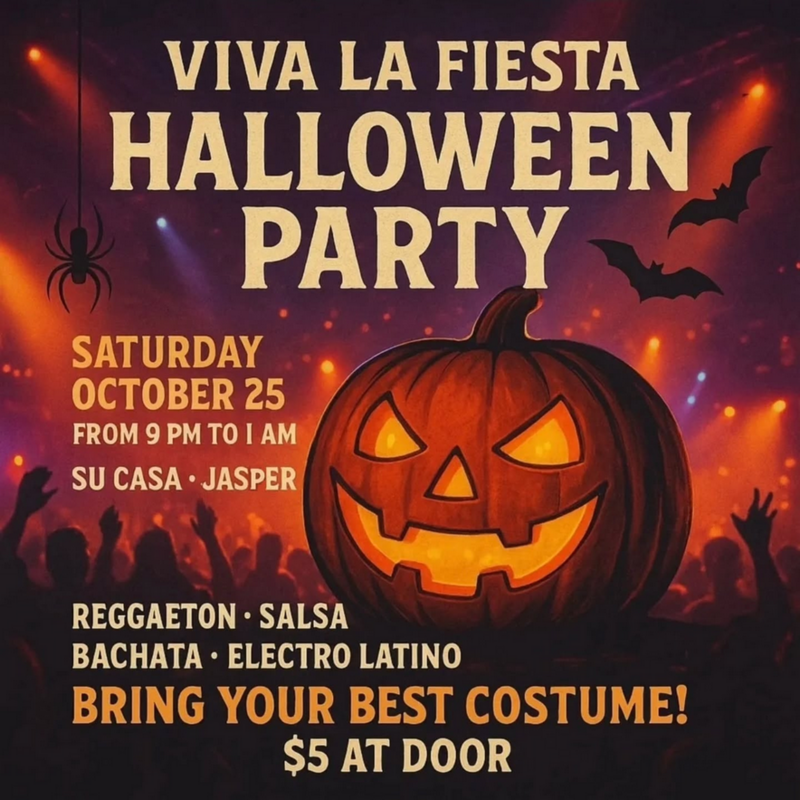 Viva La Fiesta Halloween Party - May 23rd @ Su Casa Mexican Lounge