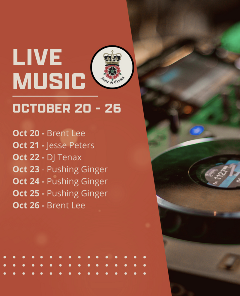 Pushing Ginger LIVE @ the Rose - May 6th @ The Rose and Crown (Banff)