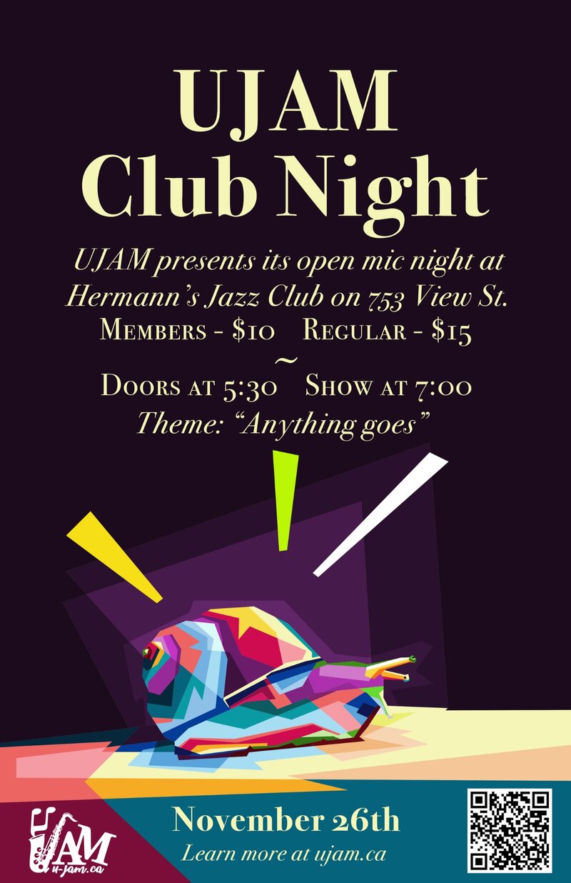 UJAM Club Night | Anything Goes - May 8th @ Hermann's Jazz Club