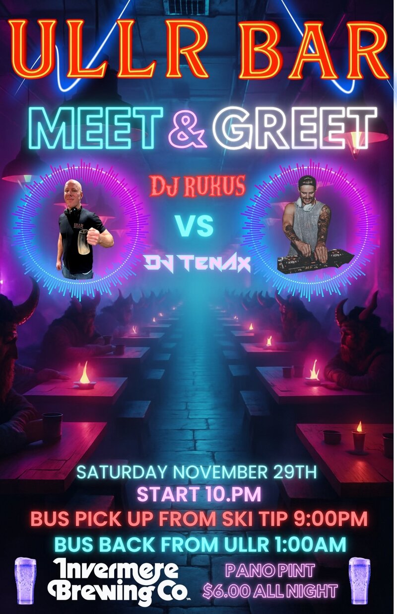 Ullr and Pano MEET & GREET - May 3rd @ Ullr Bar