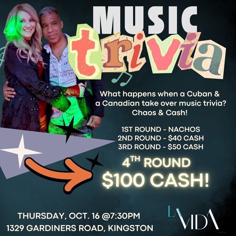 Music Trivia: Cash Prizes Night - May 7th @ La Vida Bistrobar and Social
