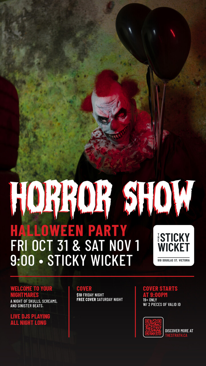 Horror Show At The Sticky Wicket - May 6th @ Studio 919
