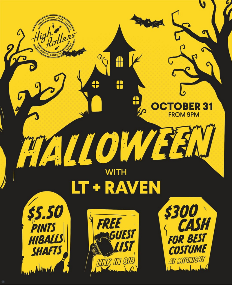 Halloween with LT + Raven - May 15th @ High Rollers