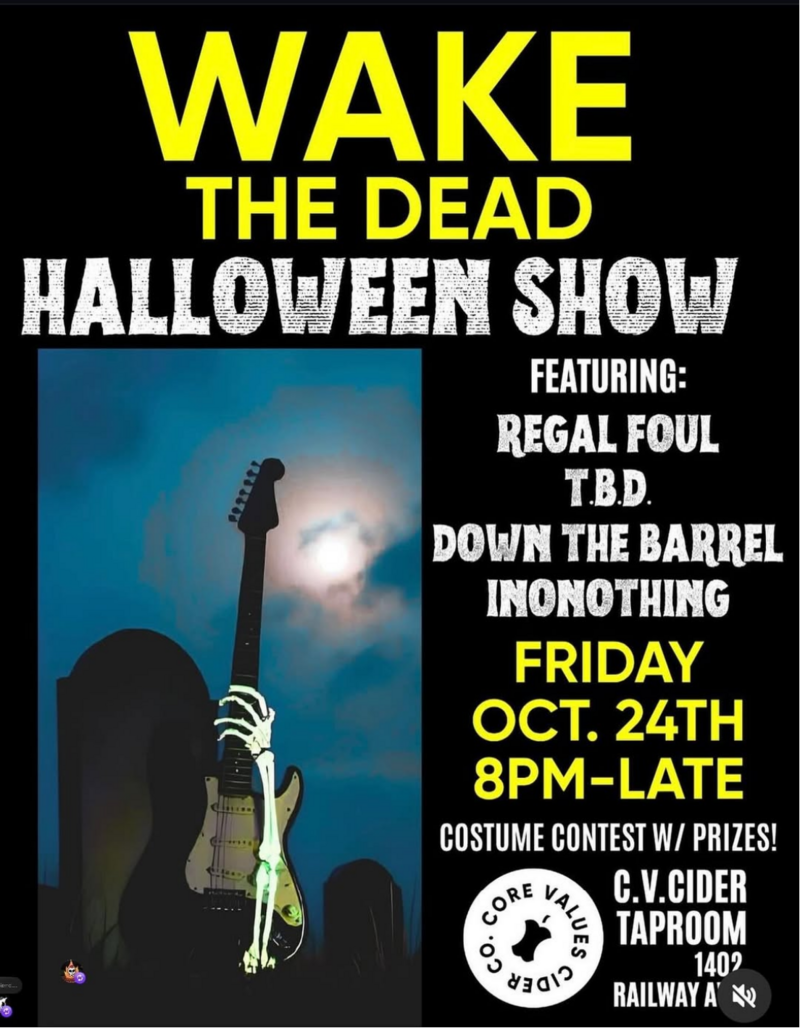 Wake The Dead Halloween Show @ Core Values Cider - Oct 24, 2025